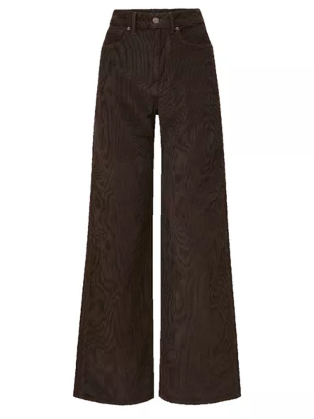 Veronica Beard Taylor Brown Corduroy High Rise Wide-Leg Pant New 27 $298